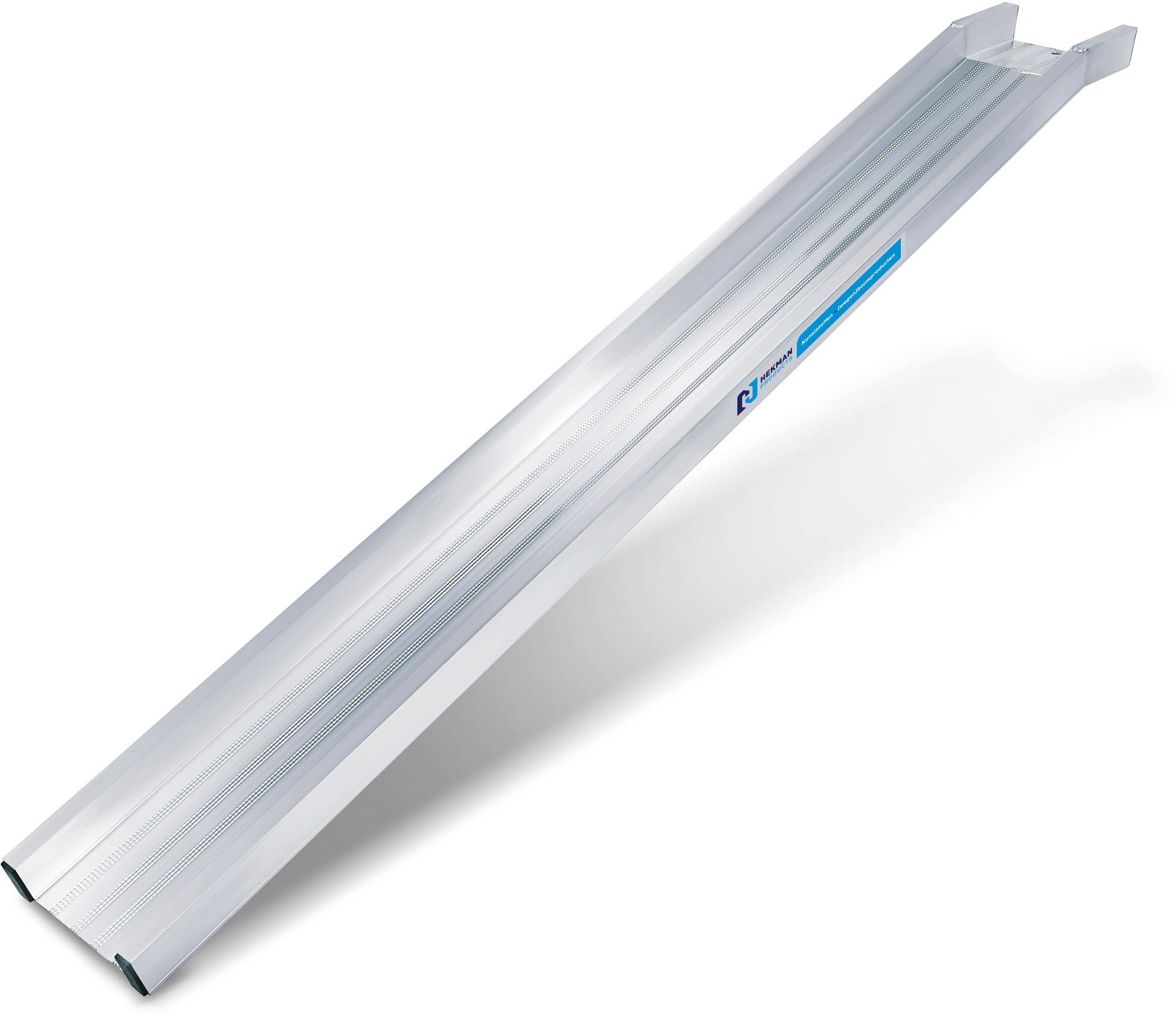 Oprijplaat aluminium type A, met rand - Set