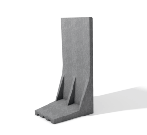 Keerwand Grijs Kunststof 55 cm Hekman Products