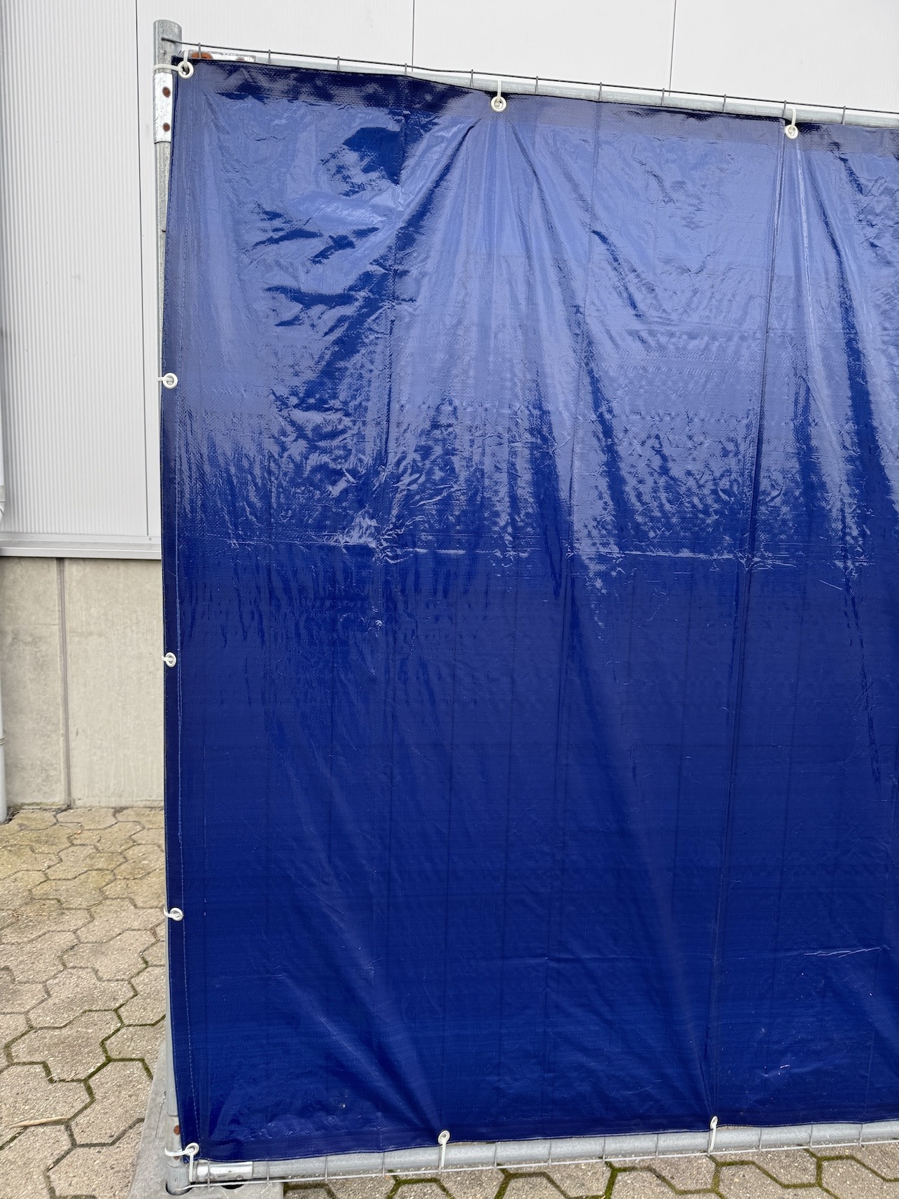 Bouwhekkleed 1,76x3,41m | Blauw